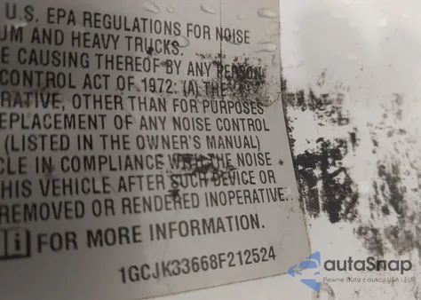 2008 Chevrolet C3500 from USA, damaged, VIN 1GCJK33668F212524